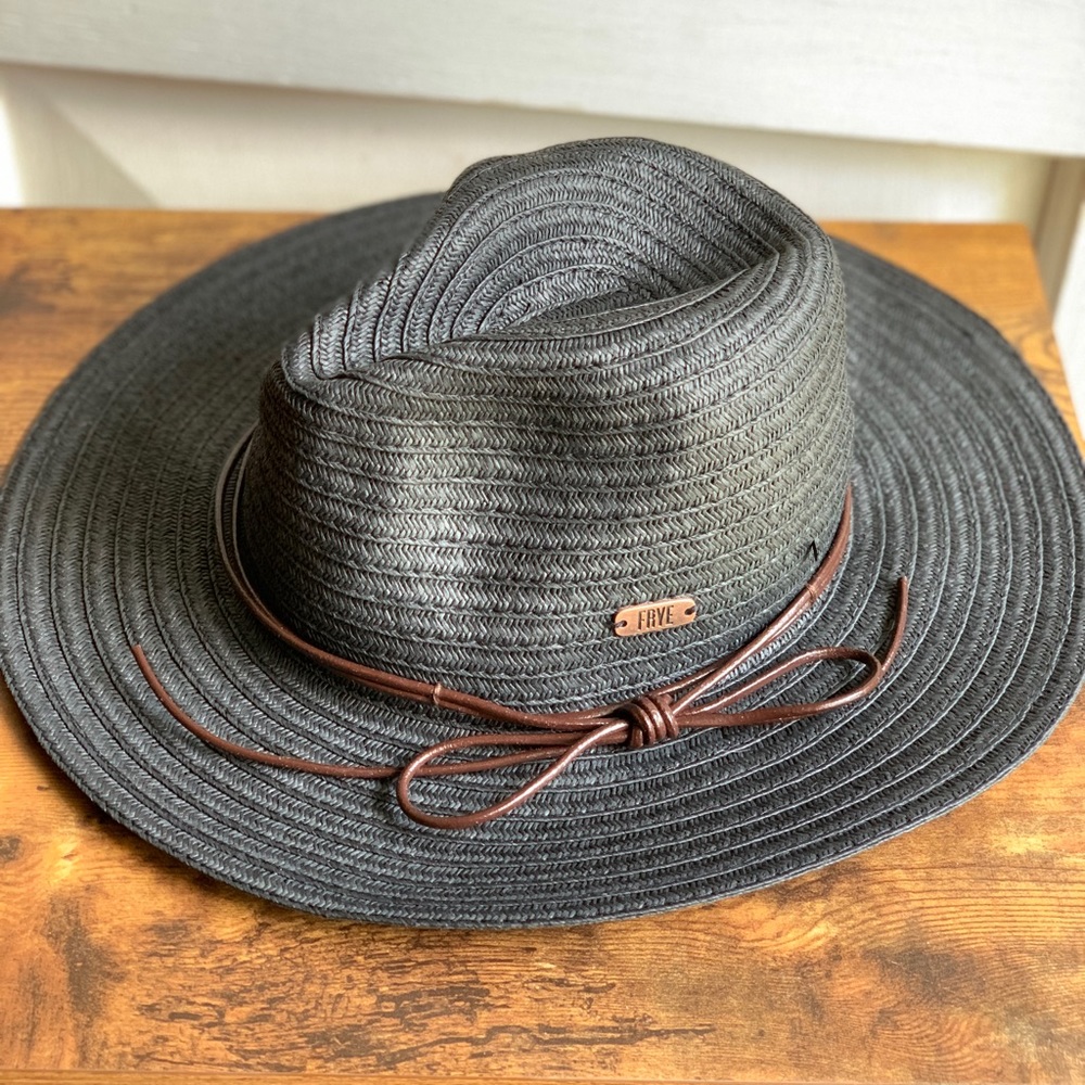 Frye straw fedora